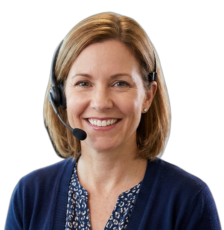 AI call center worker